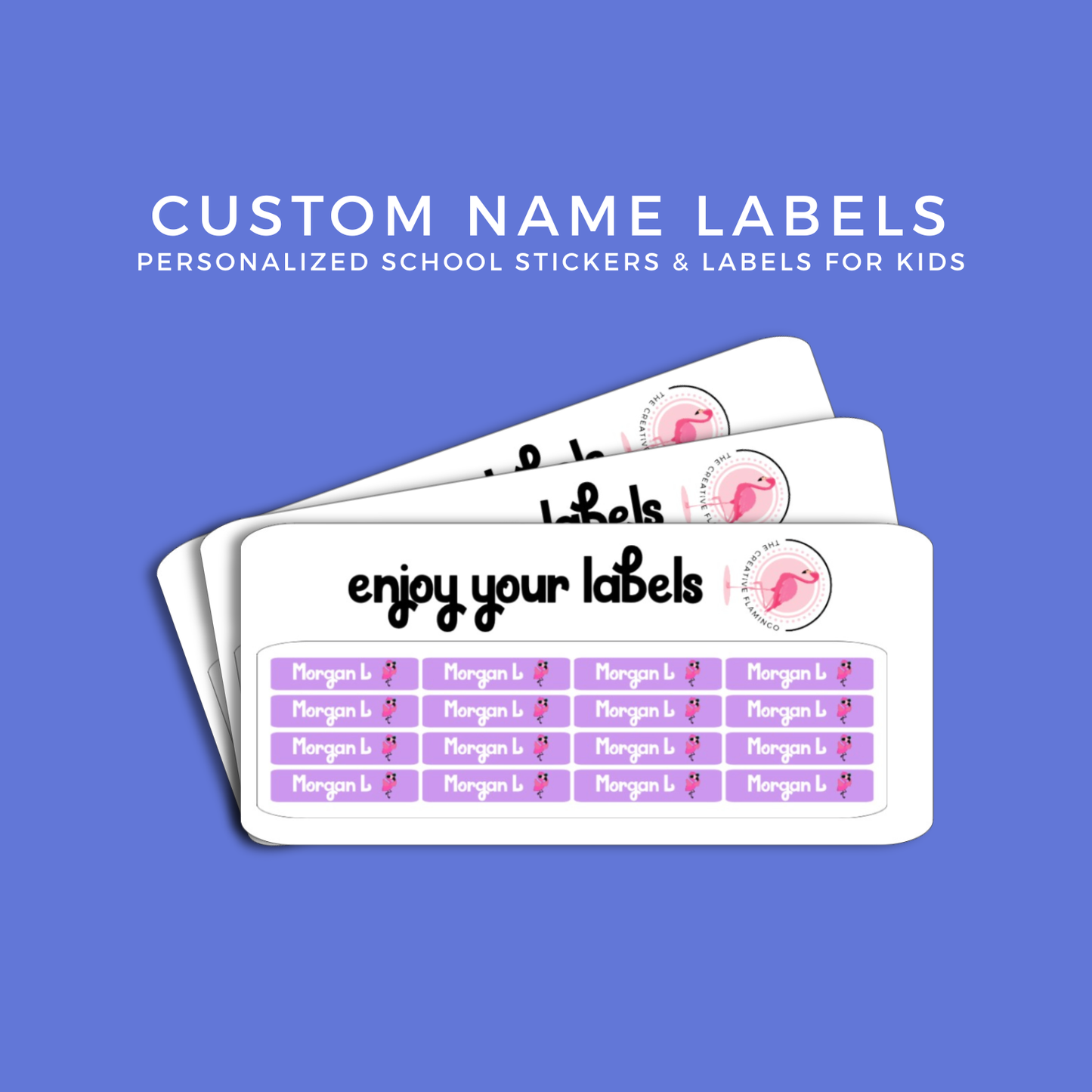 Custom Name Labels | Personalized School Stickers & Labels for Kids