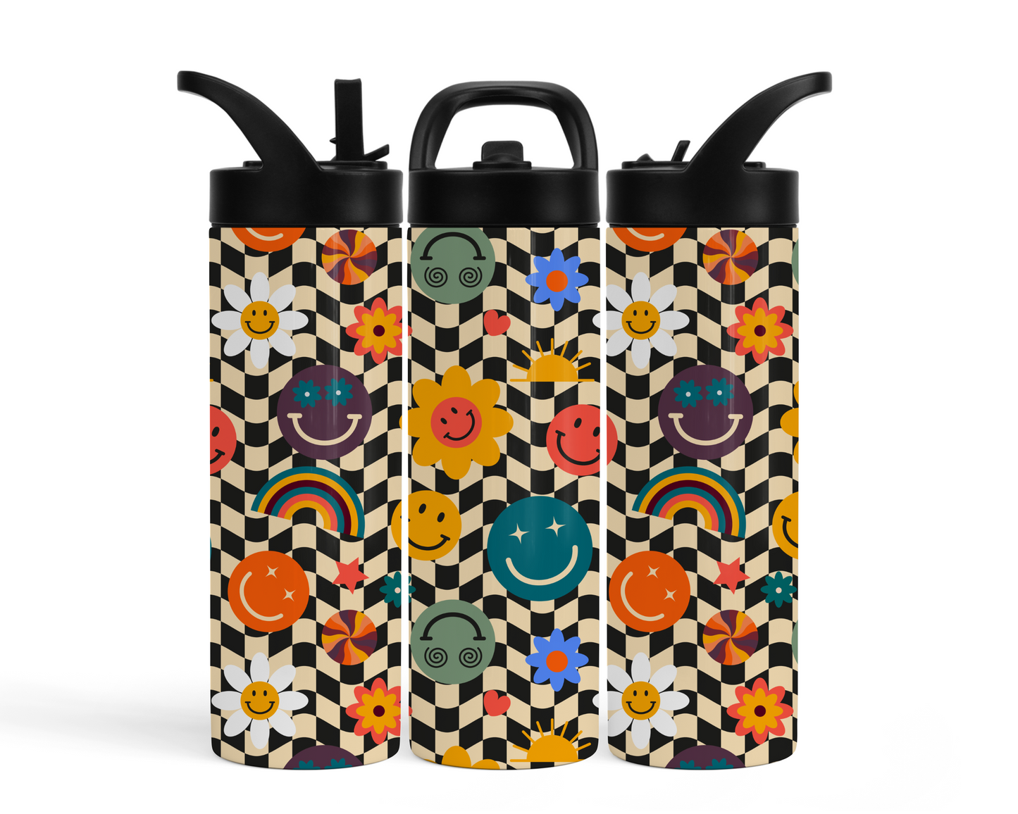 Custom Stainless Steel Water Bottle (20oz) - Sublimated Design