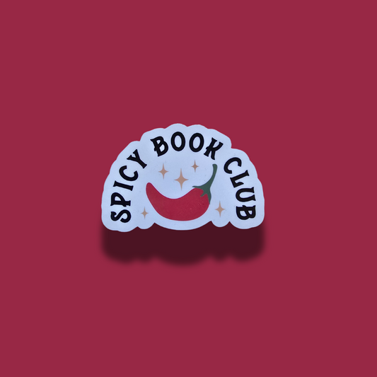 Spicy Book Club Sticker
