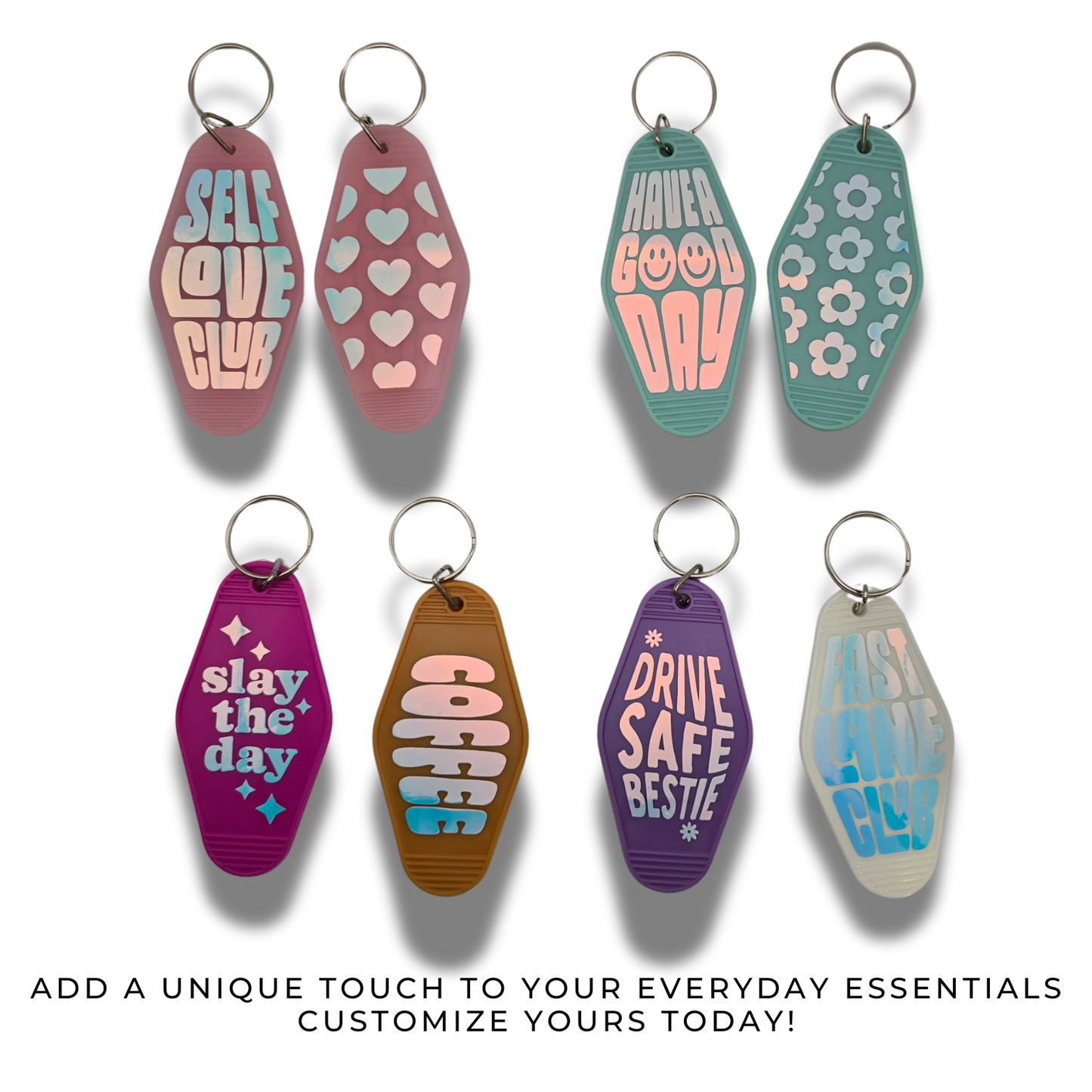 Custom Retro Keychain