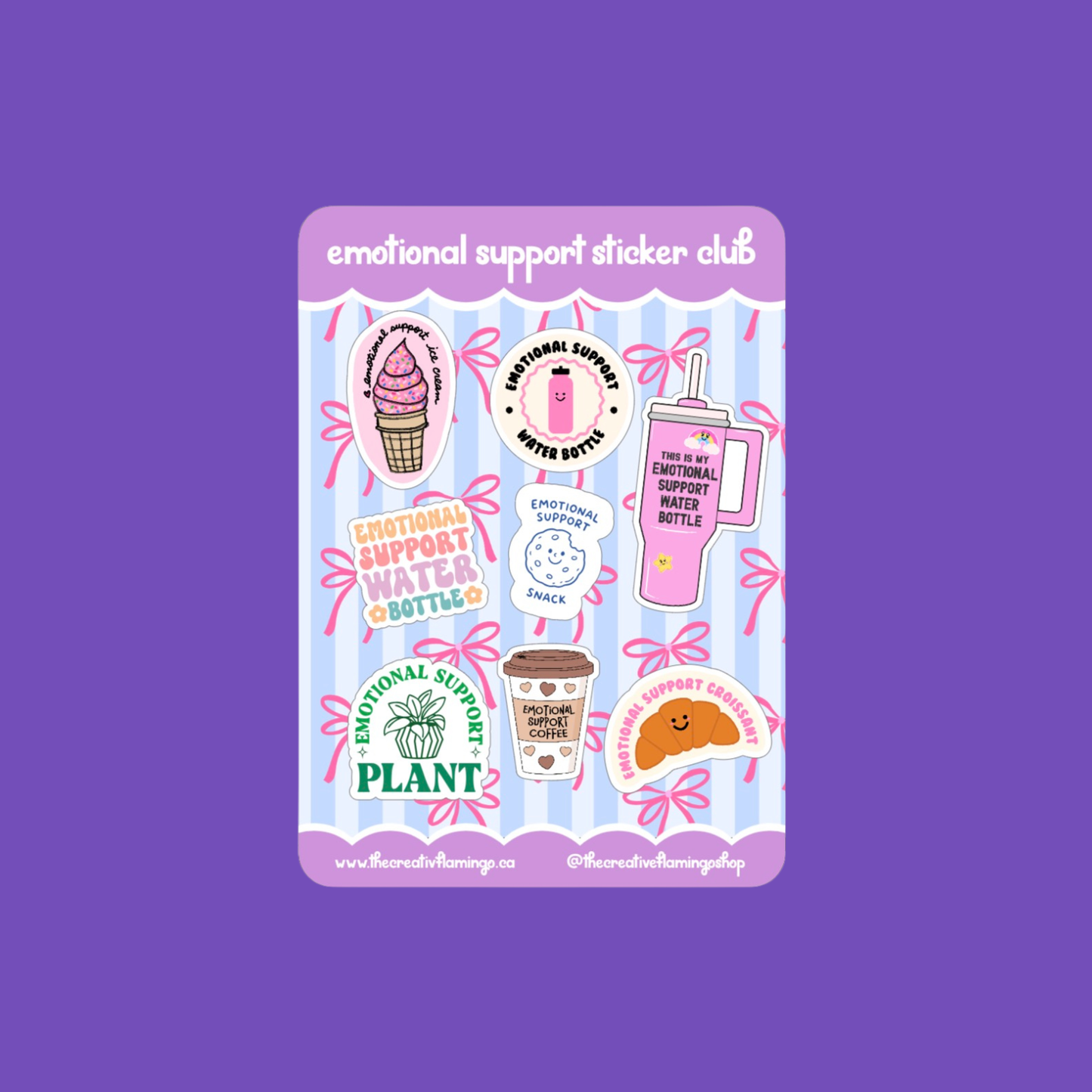 Emotional Support Sticker Club