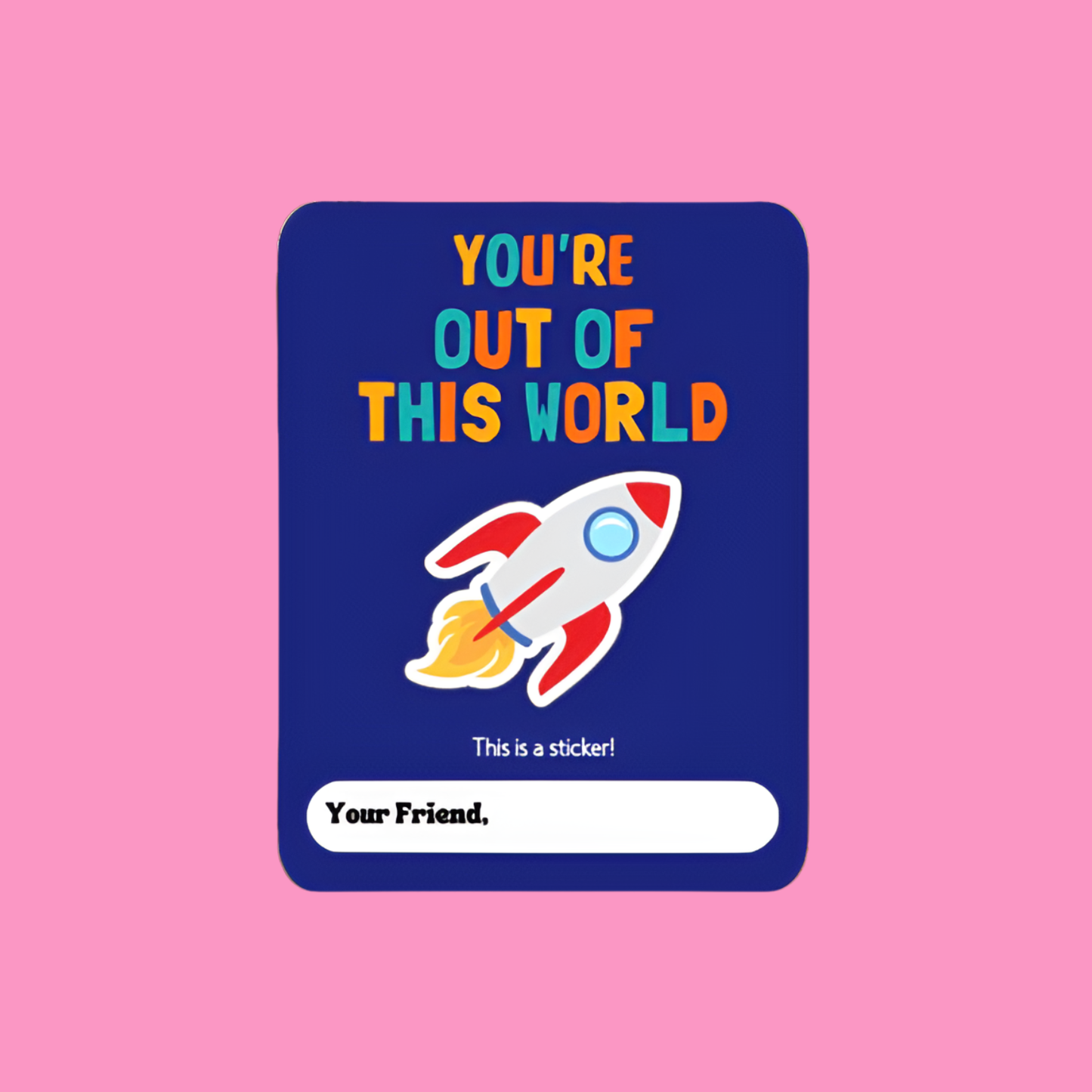 Valentine's Day Sticker Cards – Pack of 10