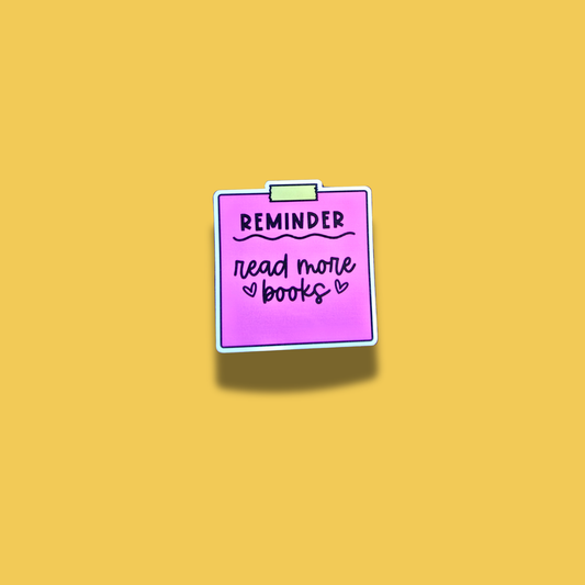 Reminder: Read Books