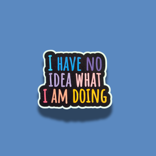 I Have No Idea What I Am Doing