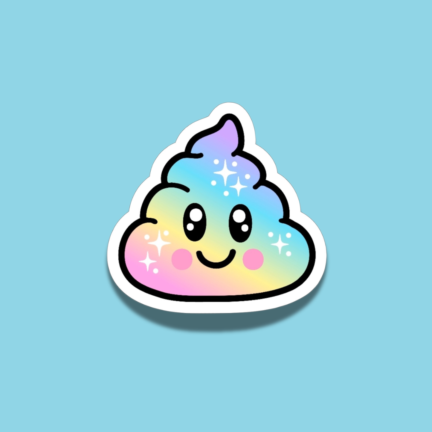 Glitter Poo Emoji