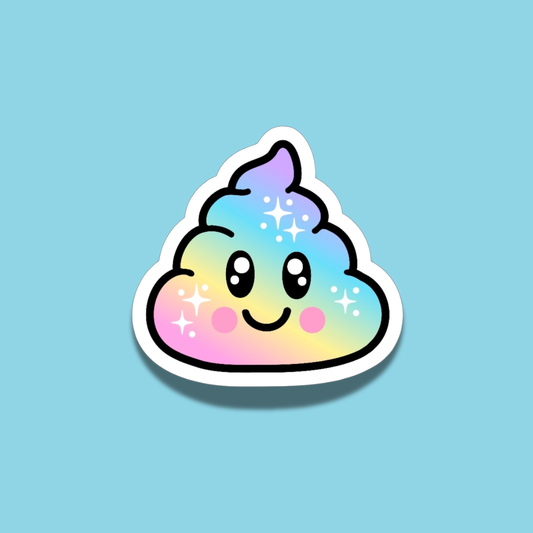 Glitter Poo Emoji