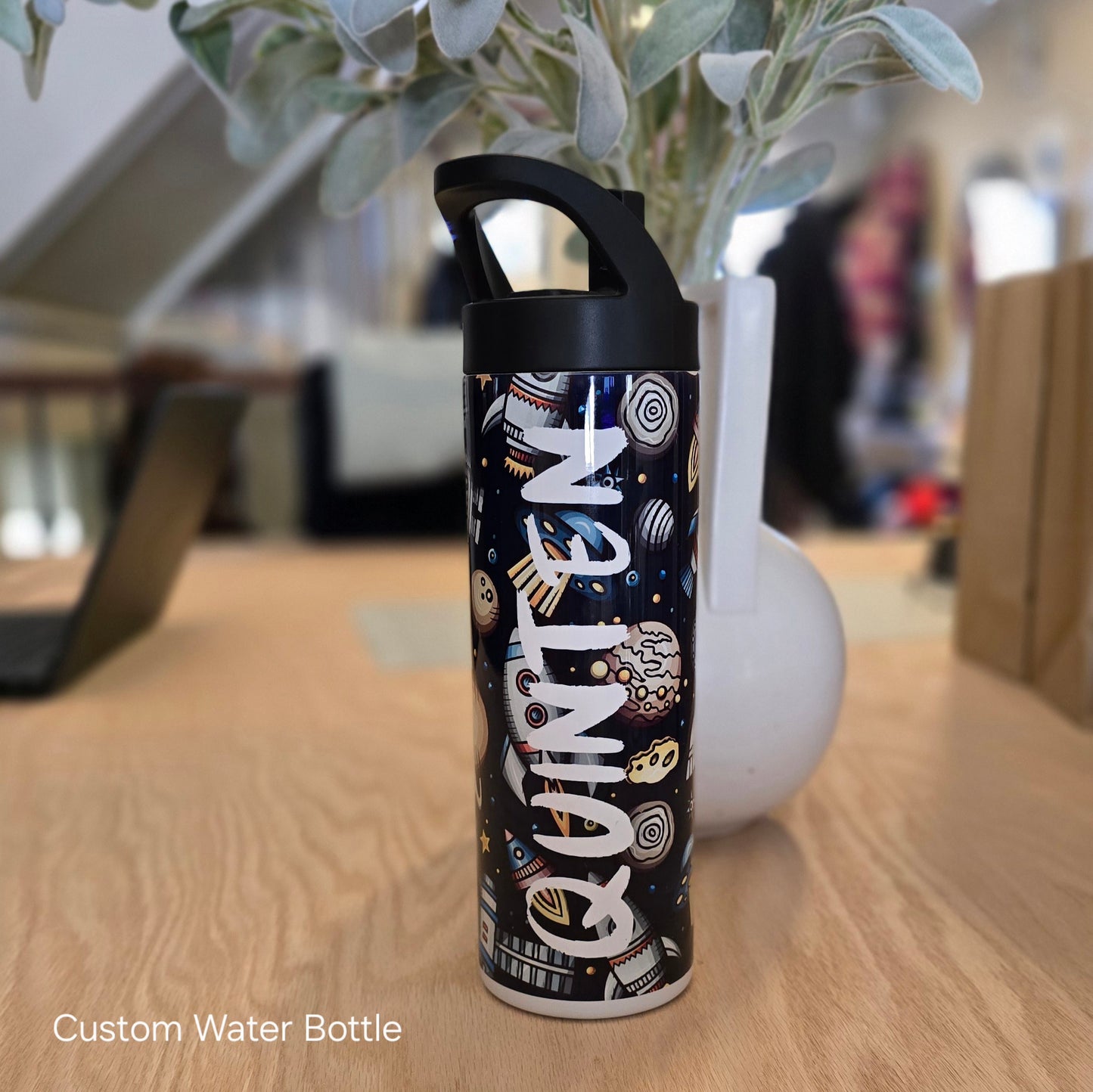 Custom Stainless Steel Water Bottle (20oz) - Sublimated Design